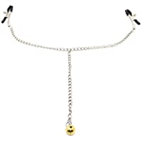 BESTOYARD Pinzas de pezón para pezones Clip con cadena de juguetes de estimulación de senos para mujeres (Clips dobles…